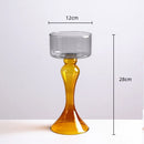 DecorBites™ Geometric Glass Vase Candle Holder Flowerpot Terrarium Home Decor Accessories