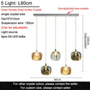 DecorBites™ Crystal LED Ceiling Chandelier for Living Room, Bedroom, Dining, and Kitchen