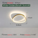 DecorBites™ LED Ceiling Lamp for Bedroom, Modern & Romantic Nordic Design for Master Bedroom & Study Room.