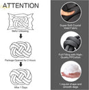 DecorBites™ Knotted Ring Throw Pillow Set