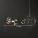 DecorBites™ Glass Ball Pendant Lamps for Dining Room Kitchen Chandelier Lighting