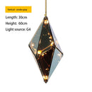 DecorBites™ Diamond Glass LED Pendant Lights for Bar Restaurant Home Chandelier