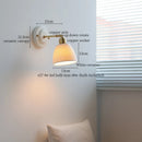 DecorBites™ Ceramic Wall Sconce Light Copper Arm Nordic Minimalism Bedroom Bathroom Mirror