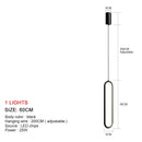 DecorBites™ LED Chandelier: Modern Living Room Dining Room Pendant Lights for Home Decor
