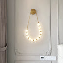 DecorBites™ Cream Italian Style Asymmetric Magic Bean Wall Lamp