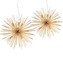 DecorBites™ Geometric Ball Chandelier: Modern LED Lighting for Living Room & Dining Room