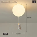 DecorBites™ Kids Bear LED Ceiling Light - Designer Bedroom Pendant Lamp