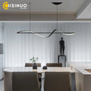 DecorBites™ Dimmable LED Linear Chandelier Pendant for Kitchen Bedroom Dining Room