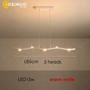 DecorBites™ LED Wave Pendant Light for Office Dining Living Room Decor
