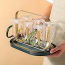 DecorBites™ Heat-Resistant Glass Cup with Handle for Drinks - Home Essential