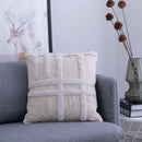 DecorBites™ Lace Tassel Cushion Tufted Sofa Pillowcase for Office Chair Pad