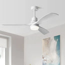 DecorBites™ 42/52" DC Ceiling Fan with 3 ABS Blades, 35W Motor, 18W LED Light, Remote Control