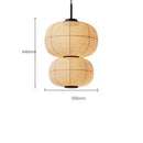 DecorBites™ Japanese Wabi Sabi Fabric Pendant Light: Traditional and Creative Lighting for Dining Room