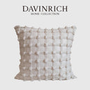 DecorBites™ French Cream Bubble Decorative Cushion Cover - Luxury Handmade Throw Pillow Case