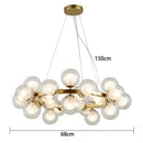 DecorBites™ Glass Ball LED Pendant Lights for Home Decor and Luminaires