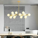 DecorBites™ Glass Ball LED Chandelier Pendant Lamp, Modern Round Design for Home Decor Lighting