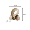 DecorBites™ Coral Hollow Sculpture - Artistic Home Decor Figurine