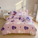 DecorBites™ Leopard Print Soft Bedding Set Duvet Cover Kit - High Quality, Skin Friendly, Comfortable