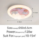 DecorBites™ Kids Ceiling Light: Minimalist Pink Blue Lamp for Bedroom or Living Room