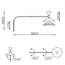 DecorBites™ American Retro Industrial Wall Lamps for Dining Living Bedroom Corridor