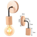 DecorBites™ Industrial LED Wall Light Retro Loft Lamps E27 Iron Lampshade Sconce