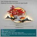 DecorBites™ LED Landscape Pine Picture Wall Light for Home Decor