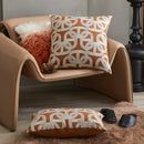 DecorBites™ Jacquard Crochet Pillow Covers in Yellow-brown for Elegant Home Decor