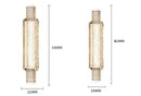 DecorBites™ Crystal Glass Bubble Wall Lights - Gold Color LED Mounted Bedroom Wall Lamps