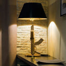 DecorBites™ Gold LED Floor Lamp: Postmodern Designer Corner Light for Living Room and Bedroom