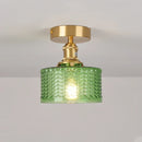 DecorBites™ Glass Shade Pendant Ceiling Lamp for Kitchen Aisle Bedroom LED Lights Fixtures