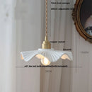 DecorBites™ Brown Wood LED Pendant Lamp Ceramic Nordic Hanging Light Fixtures