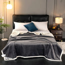 DecorBites™ Double-Layer Velvet Sofa Blanket: Luxuriously Warm & Skin-Friendly