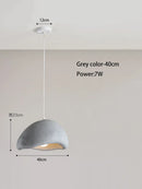 DecorBites™ Cream Cloud Chandelier: Modern LED Pendant Lamp for Home, Restaurant, Bar