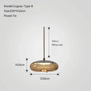 DecorBites™ Glass Knot Pendant Chandelier Light for Bedroom Kitchen Dining Room