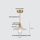 DecorBites™ Green Glass LED Pendant Lights | Nordic Modern Kitchen Hanging Lamp Fixtures