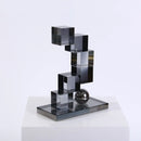 DecorBites™ Geometric Crystal Glass Bookshelf Ornaments