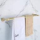 DecorBites™ Gold Bathroom Hardware Set: Towel Rack, Shelf, Paper Holder, Towel Holder, Toilet Brush Holder