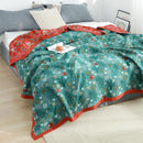 DecorBites™ Cotton Summer Throw Blanket – Breathable & Soft Nordic Quilt