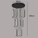 DecorBites™ LED Pendant Chandeliers for Living Room Staircase Indoor Lighting