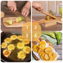 DecorBites™ 2-In-1 Wooden Banana Smasher & Meatball Maker for Tostones
