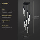 DecorBites™ Crystal Bubble Chandelier Pendant Light - Modern Staircase Hanging Fixture