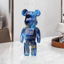 DecorBites™ Graffiti Bear 27cm Figurine | Modern Home Decor Statue & Money Jar