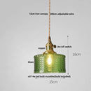 DecorBites™ Clear Glass LED Pendant Lamp Modern Wire Adjustable Hanging Light