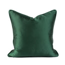 DecorBites™ Emerald Green Geo Jaquard Cushion Cover 50x50cm