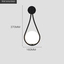 DecorBites™ Glass Ball Golden LED Wall Lamp for Living Bedroom, Minimalist Nordic Design