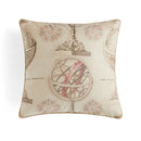DecorBites™ Circus Retro Throw Pillow Cover with Tassels 45x45 Eclectic Home Decor