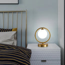 DecorBites™ Glass Ball LED Table Lamp for Stylish Bedroom Decor