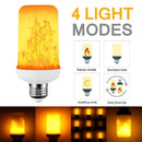 DecorBites™ LED Flame Light Bulb 4 Modes Party Flame Effect Light for KTV Festival Garden Decor