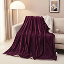 DecorBites™ Cozy Sherpa Twin Blanket - Reversible Fleece and Velvet Plush Warm Winter Bed Throw