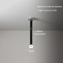 DecorBites™ Leather Marble Pendant Lights Luxury Dimmable Fixture Easy Installation Bedroom Living Room Lamp